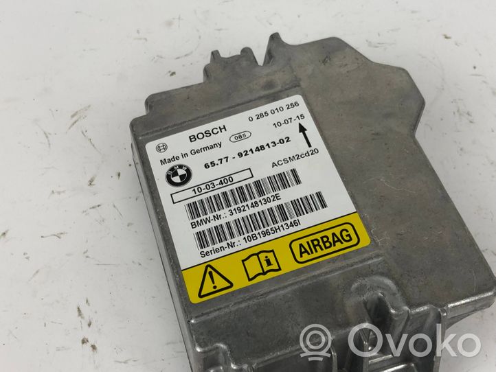 BMW X5 E70 Module de contrôle airbag 31921481302E