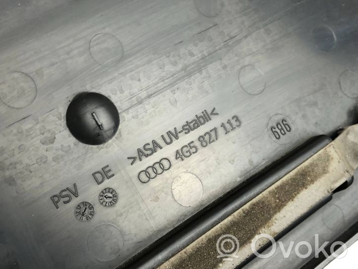 Audi A6 S6 C7 4G Support de plaque d'immatriculation 4G5827113