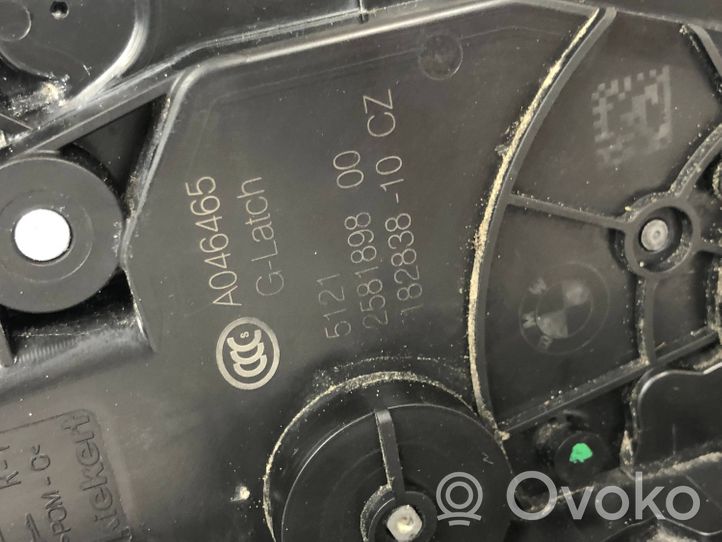 BMW 7 G11 G12 Moteur de centralisation serrure de porte arrière 2581898