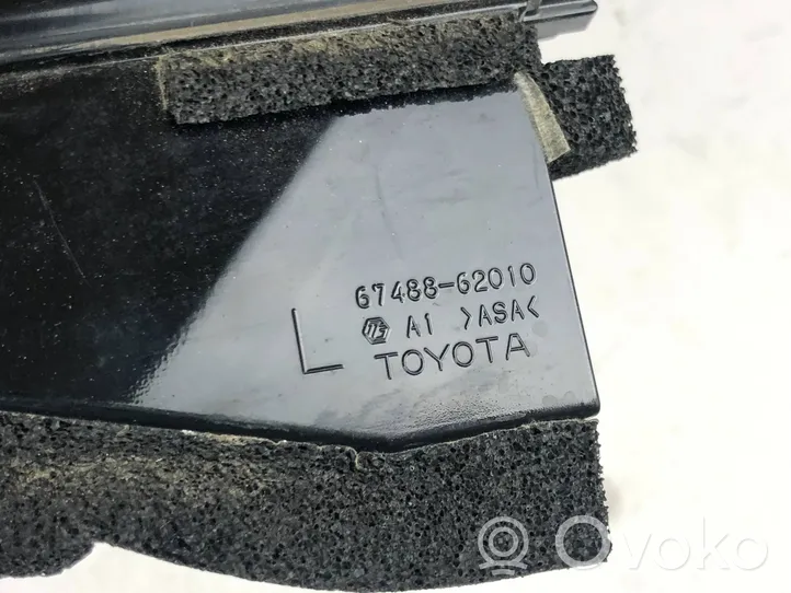 Toyota Mirai Moulures des vitres de la porte arrière 6748862010