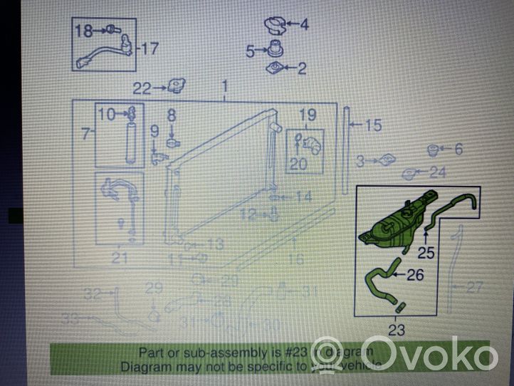 Nissan 370Z Serbatoio di compensazione del liquido refrigerante/vaschetta 21710JK90B