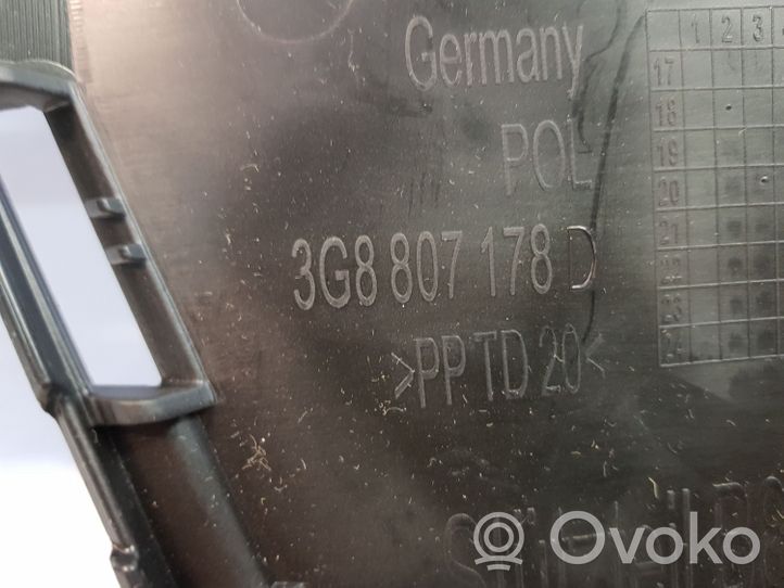 Volkswagen Arteon Travesaño de apoyo del amortiguador trasero 3G8807178D