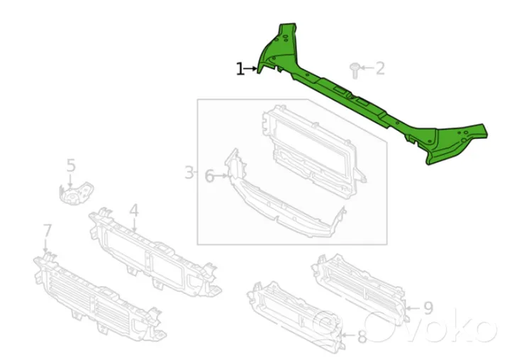 Volvo S60 Jäähdyttimen lista 32277308