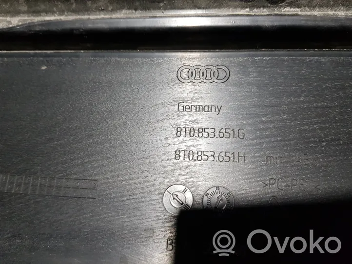 Audi A5 8T 8F Maskownica / Grill / Atrapa górna chłodnicy 8T0853651G