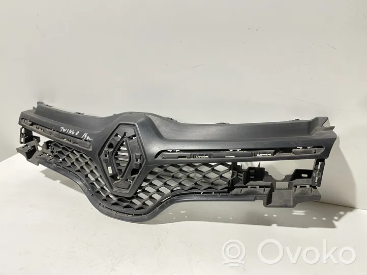 Renault Twingo III Maskownica / Grill / Atrapa górna chłodnicy 622566433R