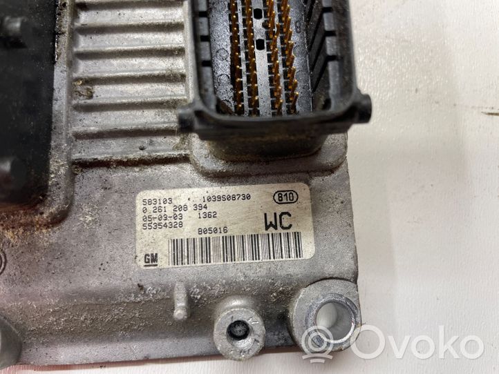 Opel Tigra B Sterownik / Moduł ECU 55354328