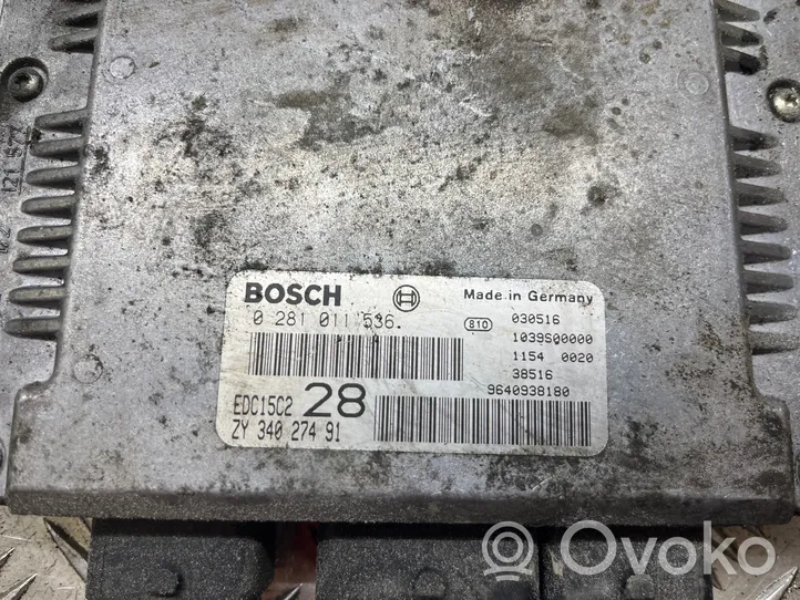 Suzuki Grand Vitara I Dzinēja vadības bloks 9640938180