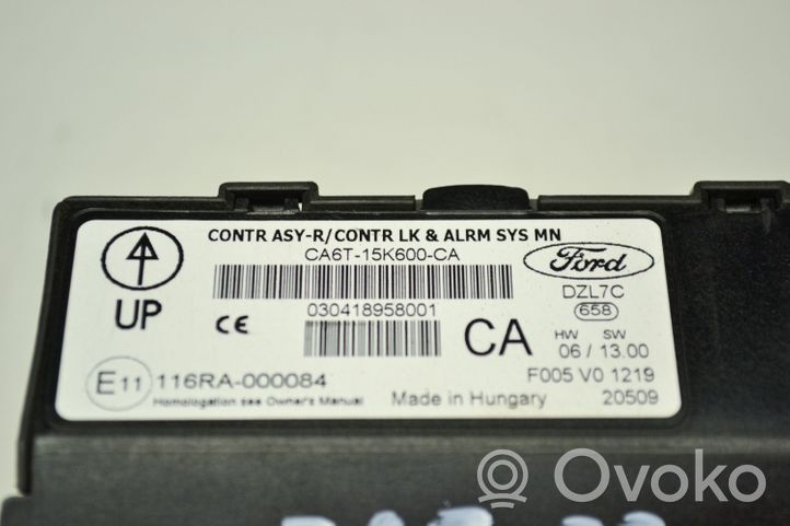 Ford Fiesta Comfort/convenience module CA6T15K600CA