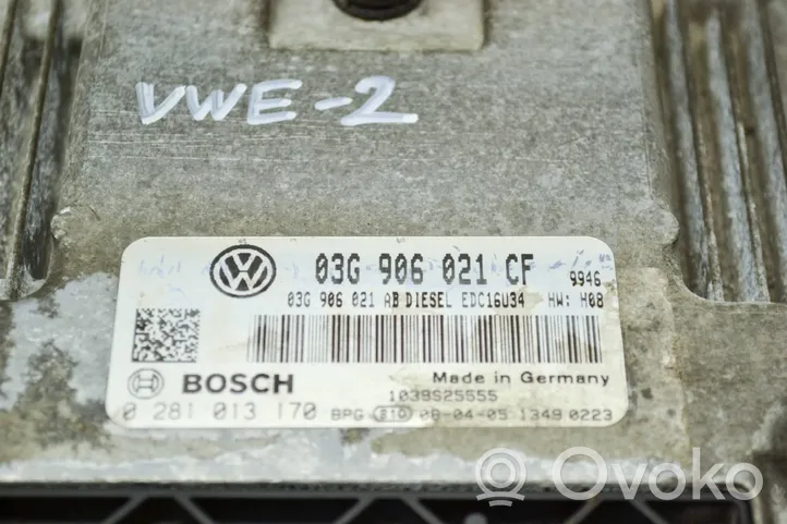 Volkswagen Eos Moottorin ohjainlaite/moduuli 03G906021CF