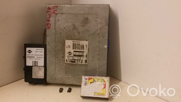 Nissan Almera Komputer / Sterownik ECU i komplet kluczy MECN207