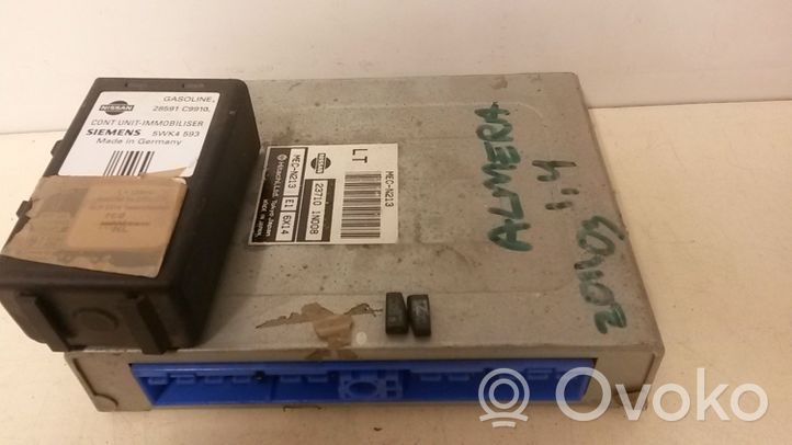 Nissan Almera Kit centralina motore ECU e serratura MECN213