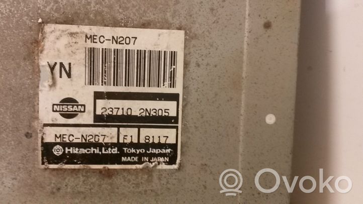 Nissan Almera Komputer / Sterownik ECU i komplet kluczy MECN207