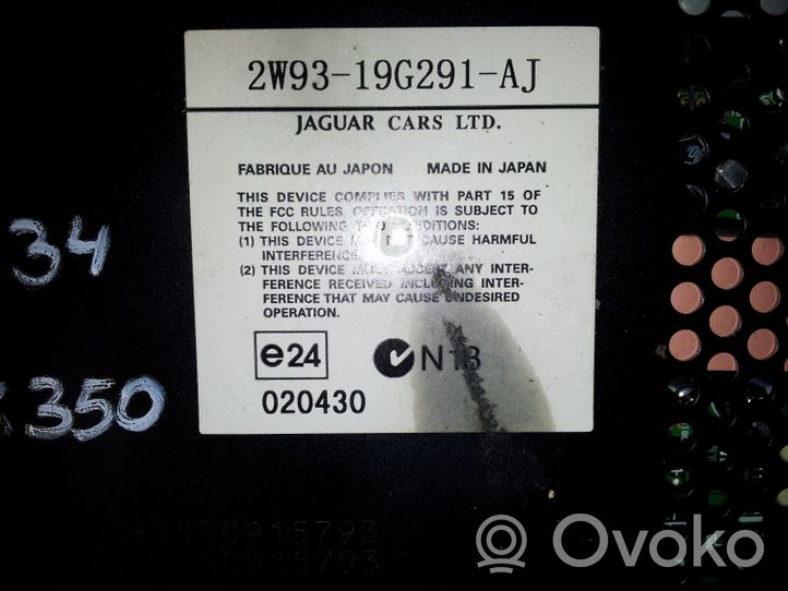 Jaguar XJ X350 Radio/CD/DVD/GPS-pääyksikkö 2W9319G291AJ