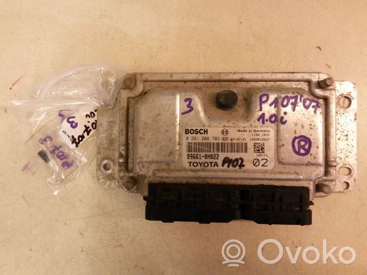 Peugeot 107 Engine ECU kit and lock set 896610H022