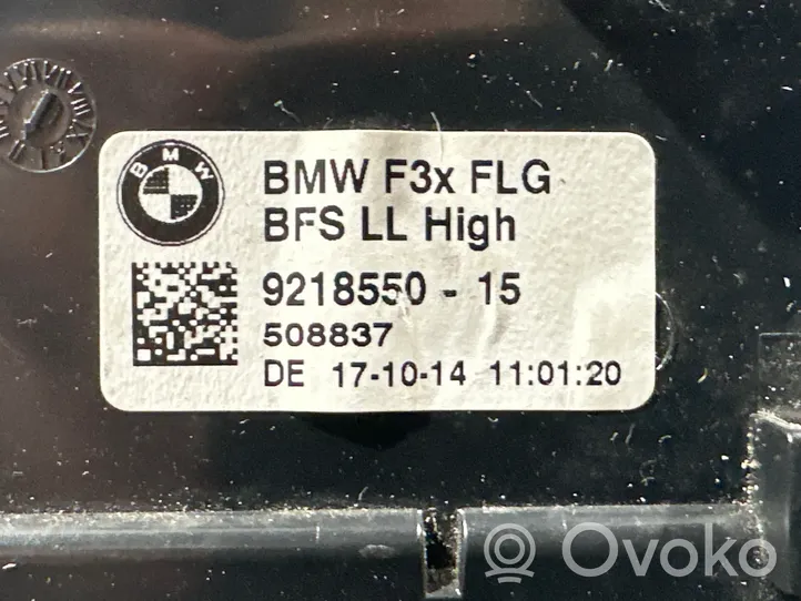 BMW 3 F30 F35 F31 Kojelaudan keskiosan tuuletussuuttimen ritilä 9218550