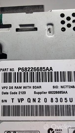 Dodge VAN RAM Monitori/näyttö/pieni näyttö 68226685AA