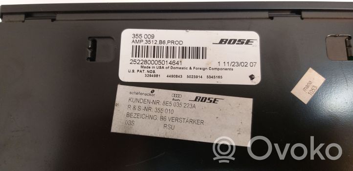 Audi A4 S4 B6 8E 8H Amplificatore 8E5035223A