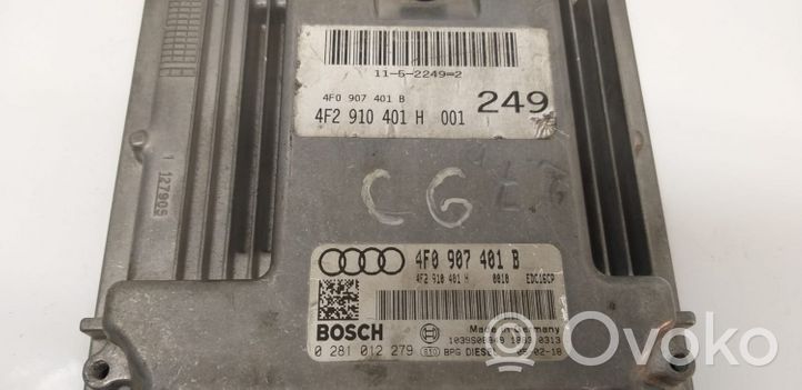 Audi A6 S6 C6 4F Variklio valdymo blokas 4F0907401B