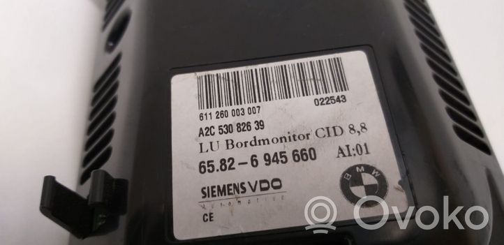 BMW 5 E60 E61 Monitor / wyświetlacz / ekran 65826945660