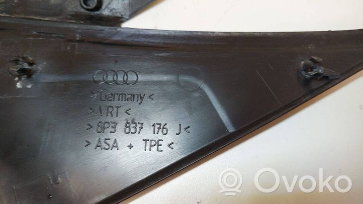 Audi A3 S3 8P Spoguļa plastmasas dekoratīvā apdare 8P3837176J