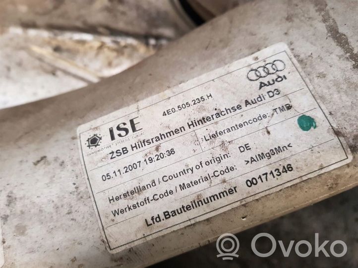 Audi A8 S8 D3 4E Belka osi tylnej 4E0505235H