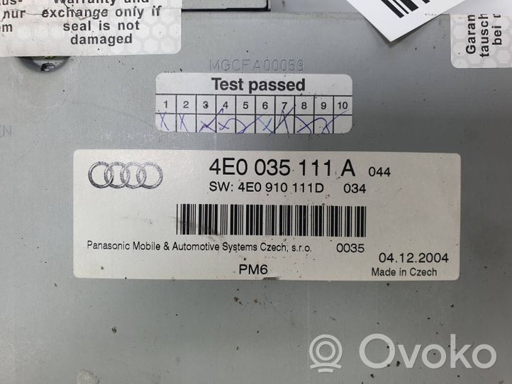 Audi A6 S6 C5 4B Changeur CD / DVD 4E0035111A