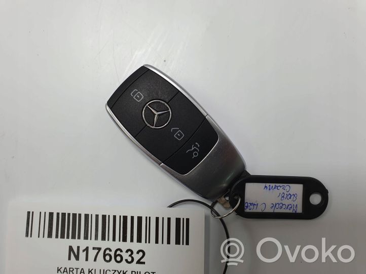 Mercedes-Benz C W205 Virta-avain/kortti A2059053416