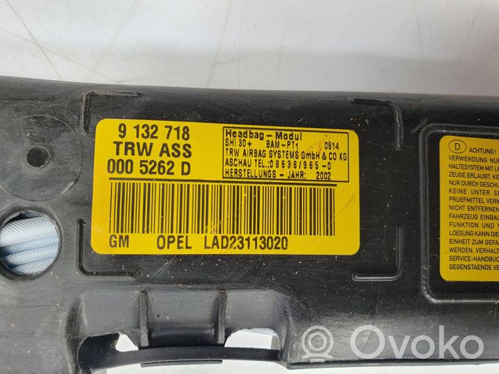 Opel Zafira A Poduszka powietrzna Airbag boczna 9132718