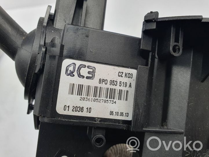 Audi A3 S3 8P Pyyhkimen/suuntavilkun vipukytkin 8P0907137BC