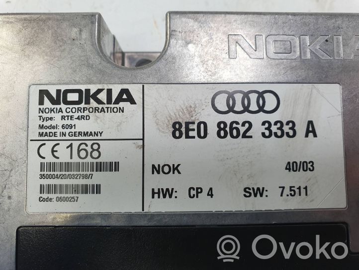 Audi A4 S4 B6 8E 8H Moduł / Sterownik telefonu 