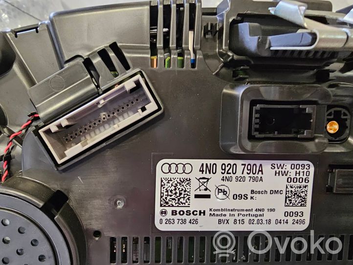 Audi A8 S8 D5 Compteur de vitesse tableau de bord 4N0920790D