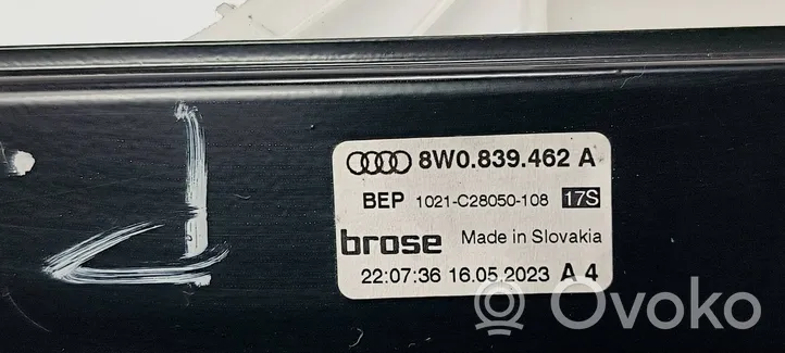Audi A4 S4 B9 8W Elektryczny podnośnik szyby drzwi przednich 8W0839462A