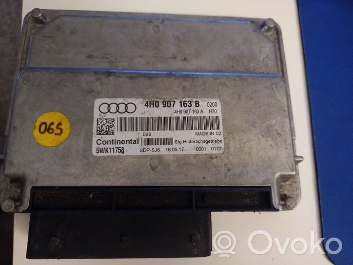 Audi A7 S7 4G Pavarų dėžės valdymo blokas 4H0907163B