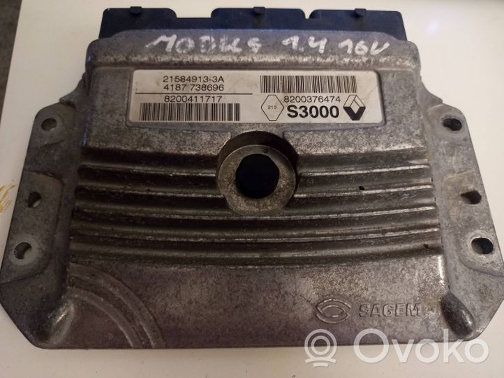 Renault Modus Sterownik / Moduł ECU 8200376474