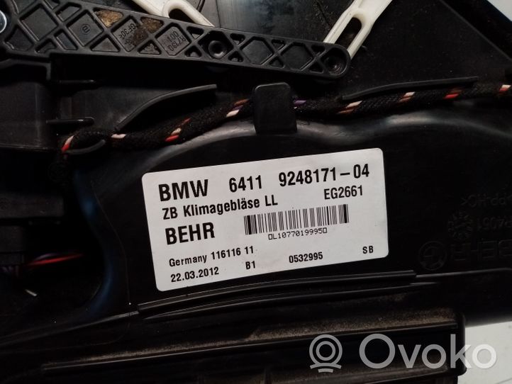BMW 7 F01 F02 F03 F04 Lämmittimen puhallin 64119248171
