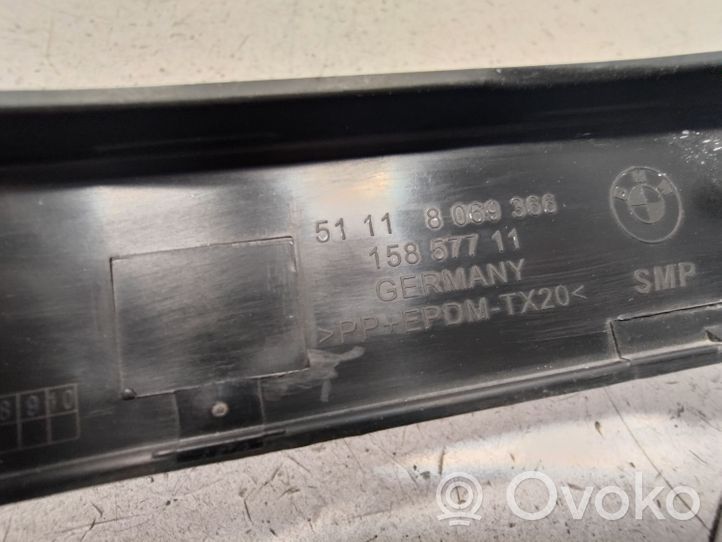BMW 3 G20 G21 Support de plaque d'immatriculation 51118069366