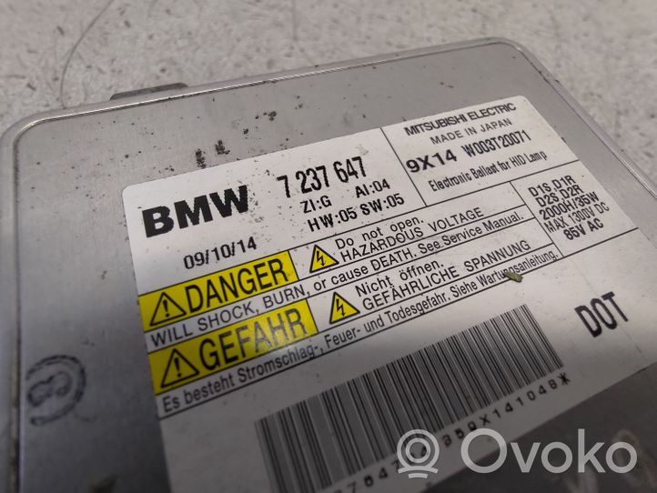 BMW 7 F01 F02 F03 F04 Sterownik / moduł świateł Xenon 7237647