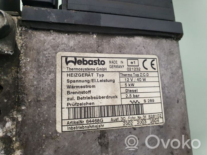 BMW X5 E53 Pre riscaldatore ausiliario (Webasto) 8381207