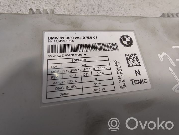 BMW X5 E70 Moduł / Sterownik fotela 61359264975