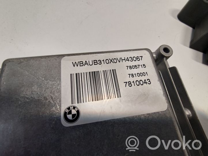 BMW 1 E81 E87 Kit centralina motore ECU e serratura 7810001