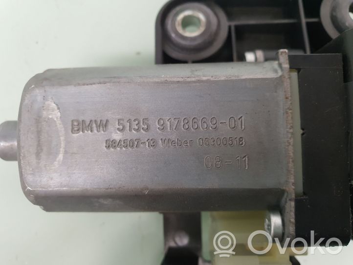 BMW 7 F01 F02 F03 F04 Moteur de rideau de porte arrière. 9178669