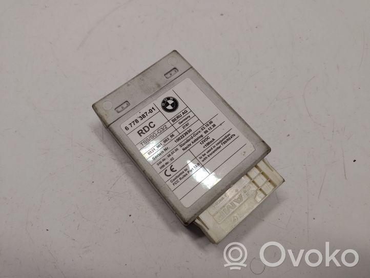 BMW 5 E60 E61 Module de pression des pneus 6778387