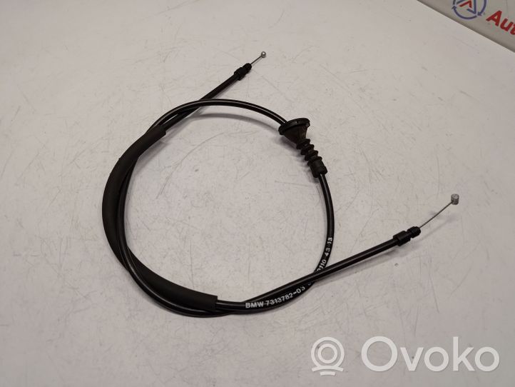 BMW 4 F32 F33 Engine bonnet/hood lock release cable 7313782