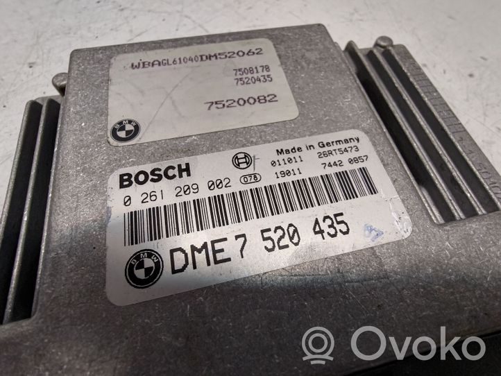 BMW 7 E65 E66 Engine ECU kit and lock set 7520435