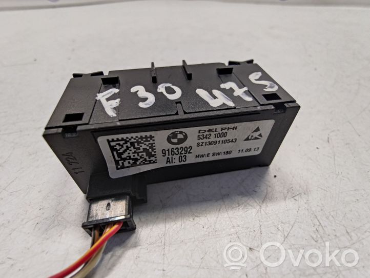 BMW 3 F30 F35 F31 Seat heating switch 9163292