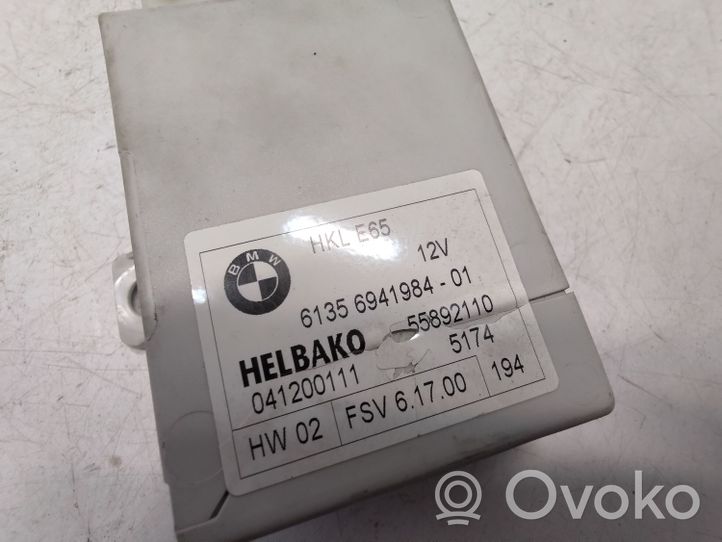 BMW 7 E65 E66 Bagažinės dangčio valdymo blokas 61356941984