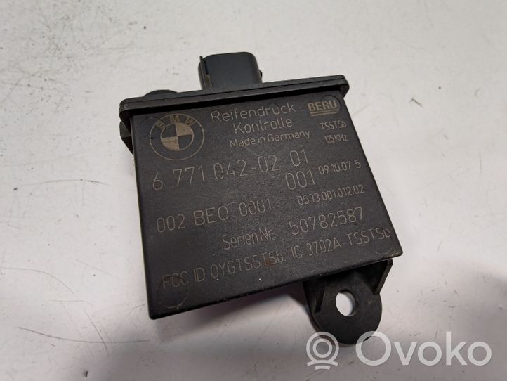 BMW X5 E70 Module de pression des pneus 6771042