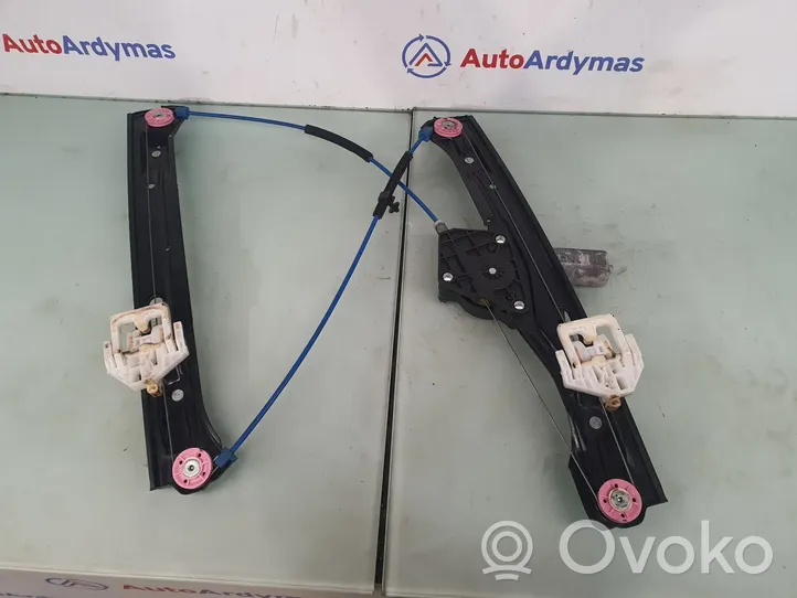 BMW 3 F30 F35 F31 Priekšpusē elektriskā loga pacelšanas mehānisma komplekts 51337281886