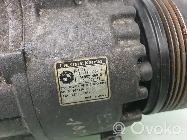BMW X5 E53 Ilmastointilaitteen kompressorin pumppu (A/C) 6918000