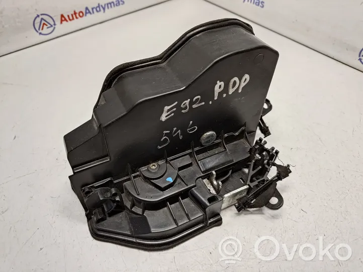 BMW 3 E92 E93 Front door lock 7229458